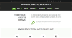 Desktop Screenshot of midcoastasbestosremoval.com